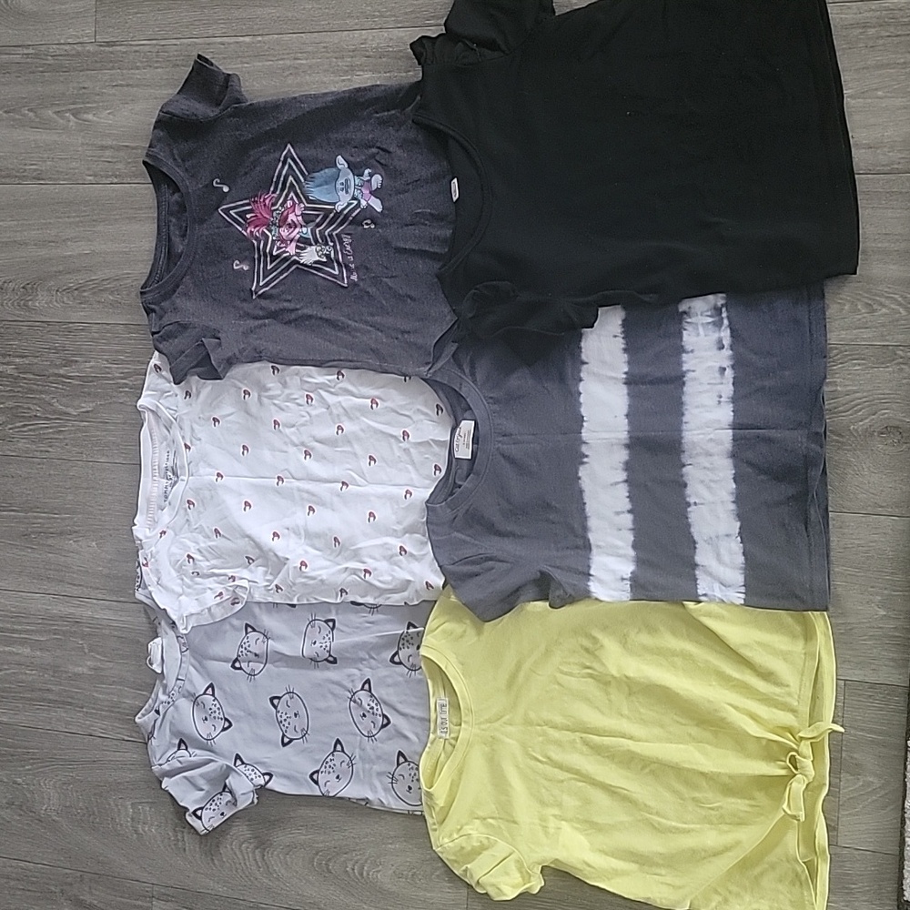 Bundle girls size 6 shirts